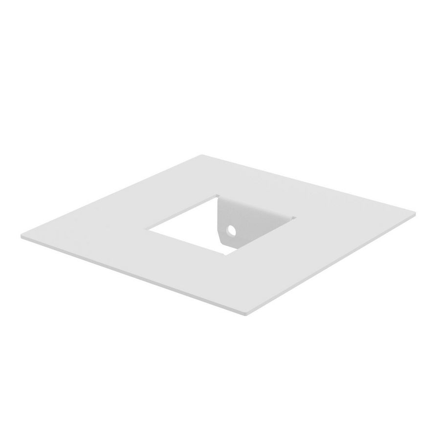 Afdekkap voor ISS98 en ISS133 110x110x22mm staal puur wit