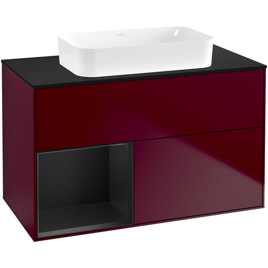 Wastafelonderkast Finion 1000x603x501mm Peony Matt Lacquer G652PDHB