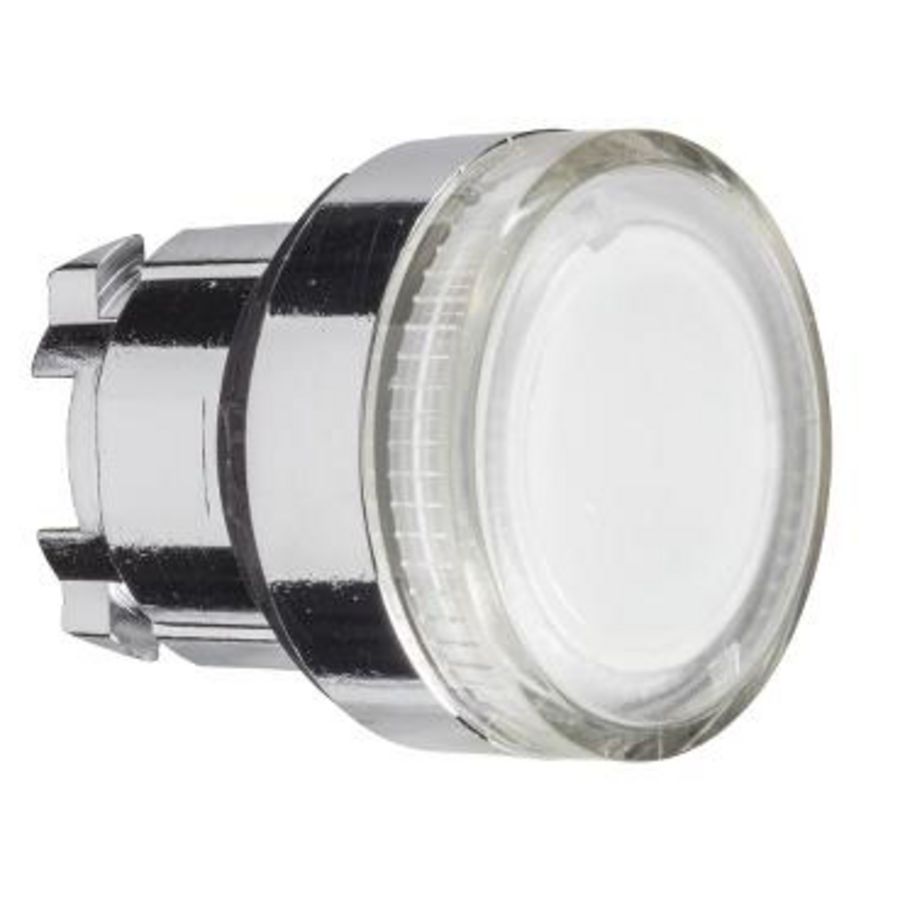 Kop voor verlichte drukknop Ø22mm kleurloos