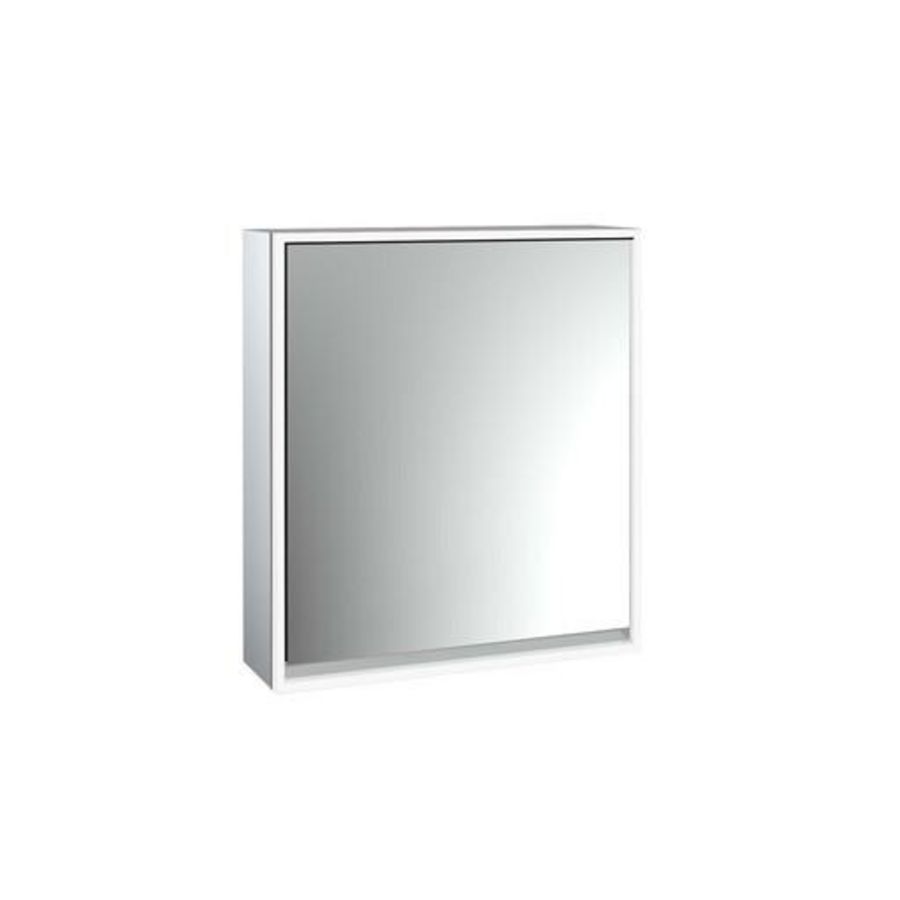 Spiegelkast Loft opbouw 600mm 1 deur deurscharnier Li