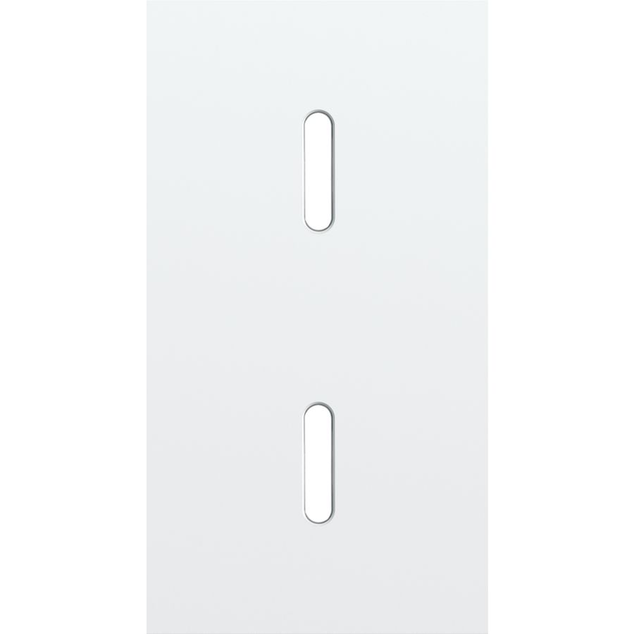 Tweevoudige afdekpl. verticaal 71mm centerafstand twee enkel