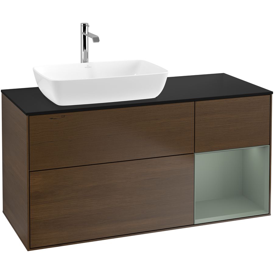Wastafelonderkast Finion 1200x603x501mm W.Veneer G812GMGN