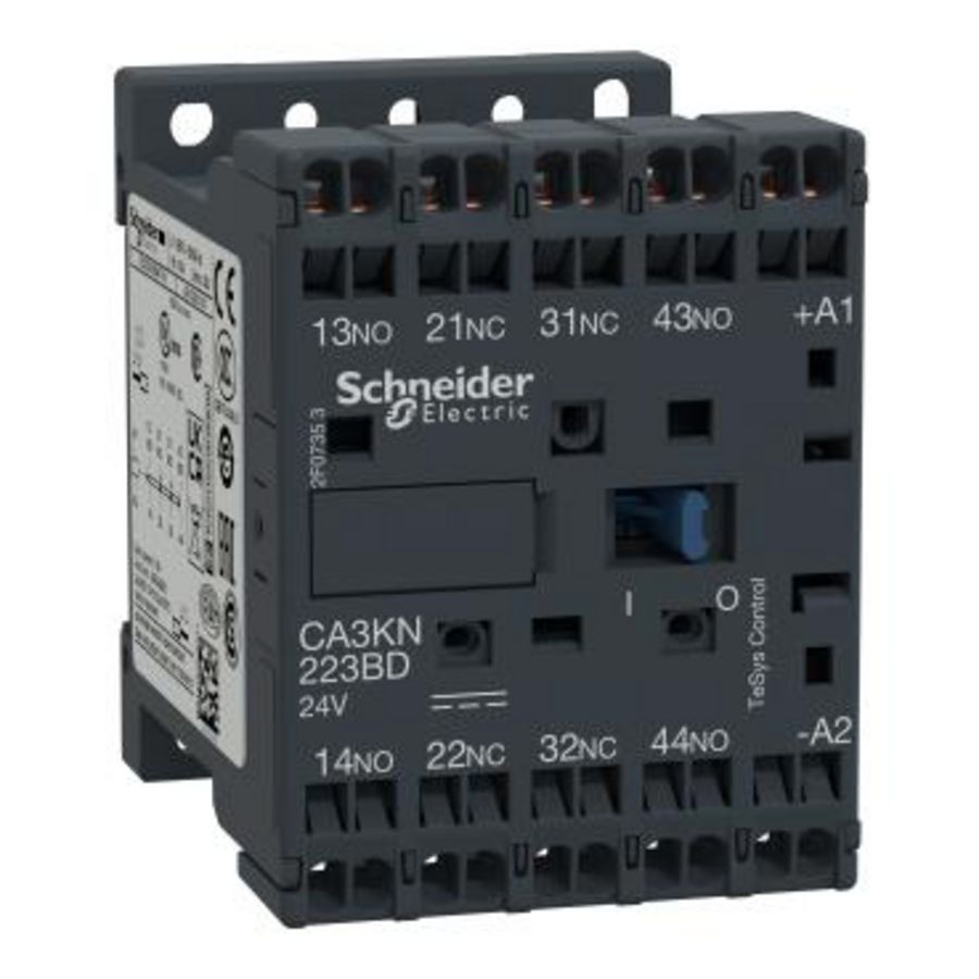 Hulpcontactor 2M+2V <=690V Stuurspanning 24V DC Veerk K