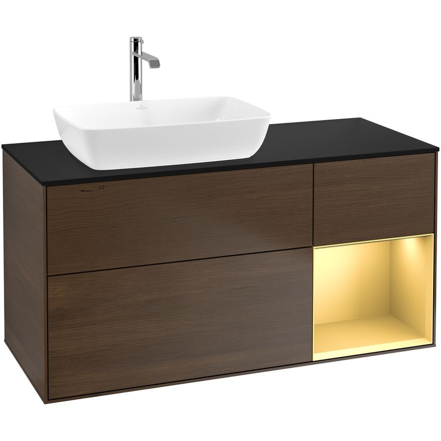 Wastafelonderkast Finion 1200x603x501mm W.Veneer G812HFGN