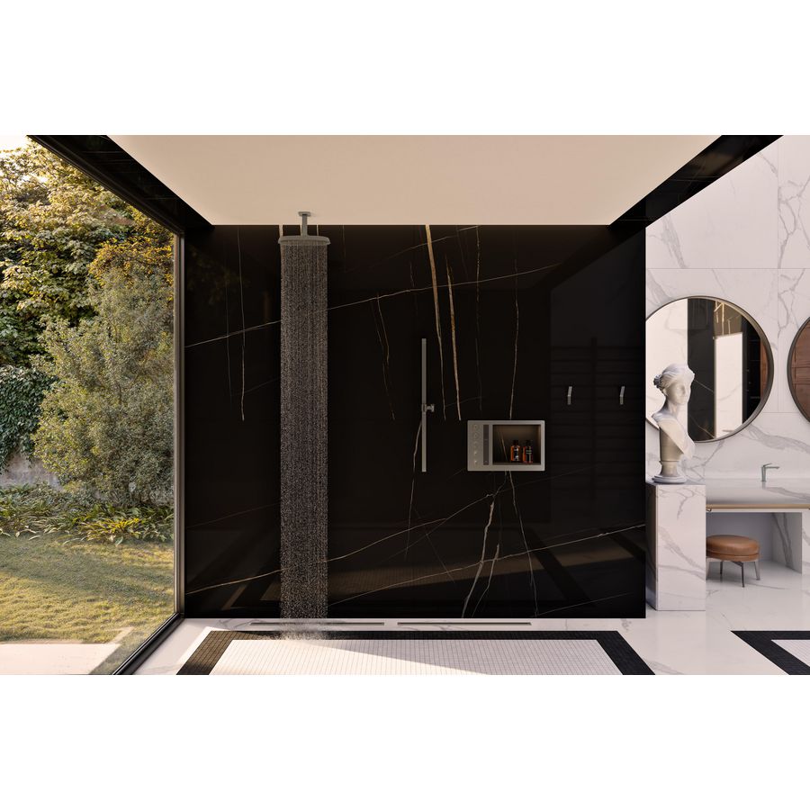 Hoofddouche AXOR ShowerSphere 370/220 2 straalsoorten Brushed Nickel