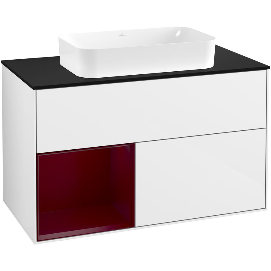 Wastafelonderkast Finion 1000x603x501mm G.White.L F652HBGF