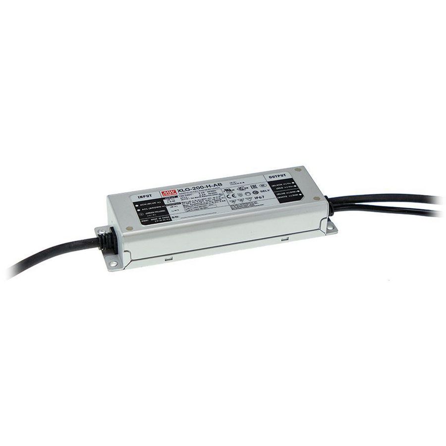 AC-DC enkele output LED driver CC 200W 12V IP67 potm