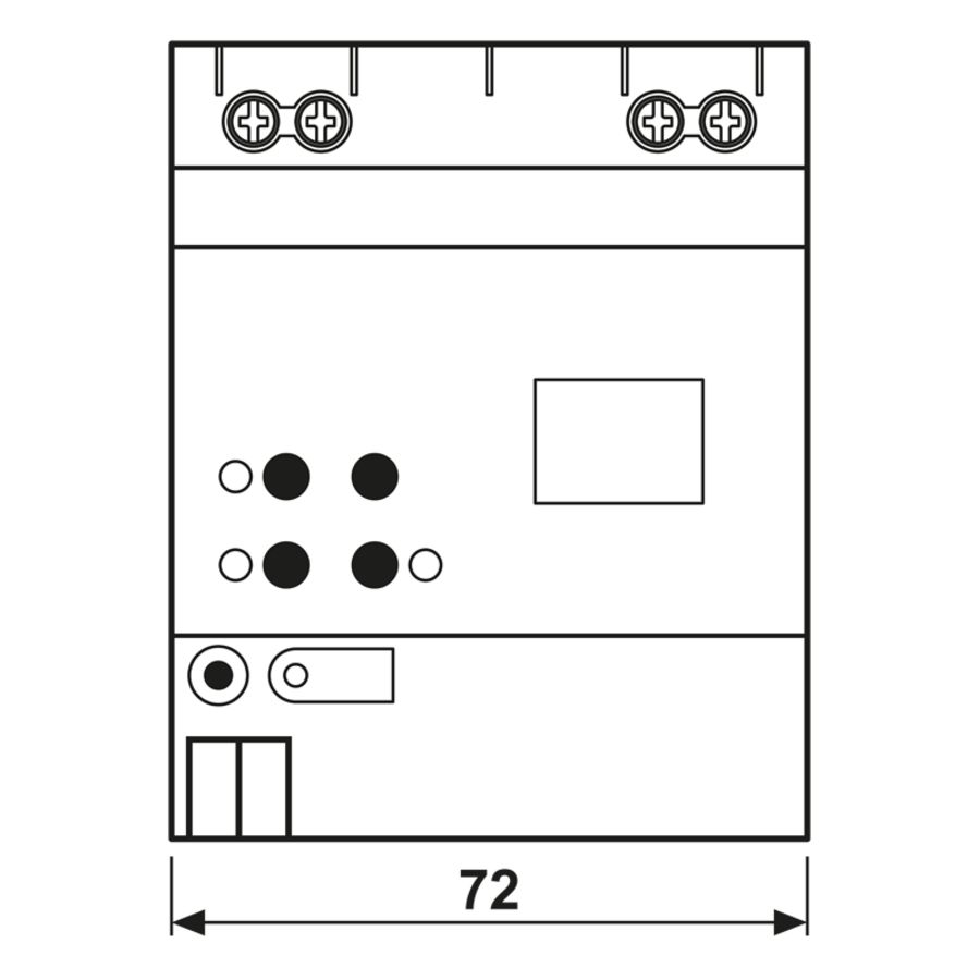 DALI-2 gateway Colour 1-voudig REG 4 TE Secure KNX