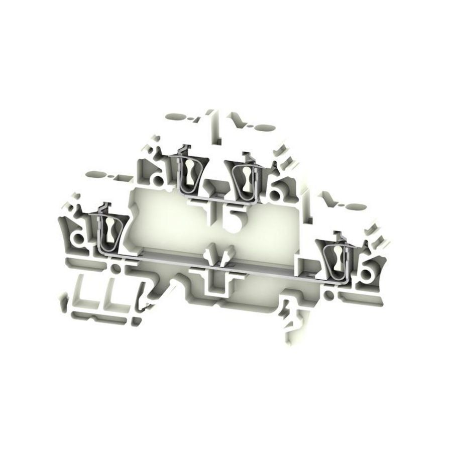 Doorvoerklem wit 2.5mm² VVE=50