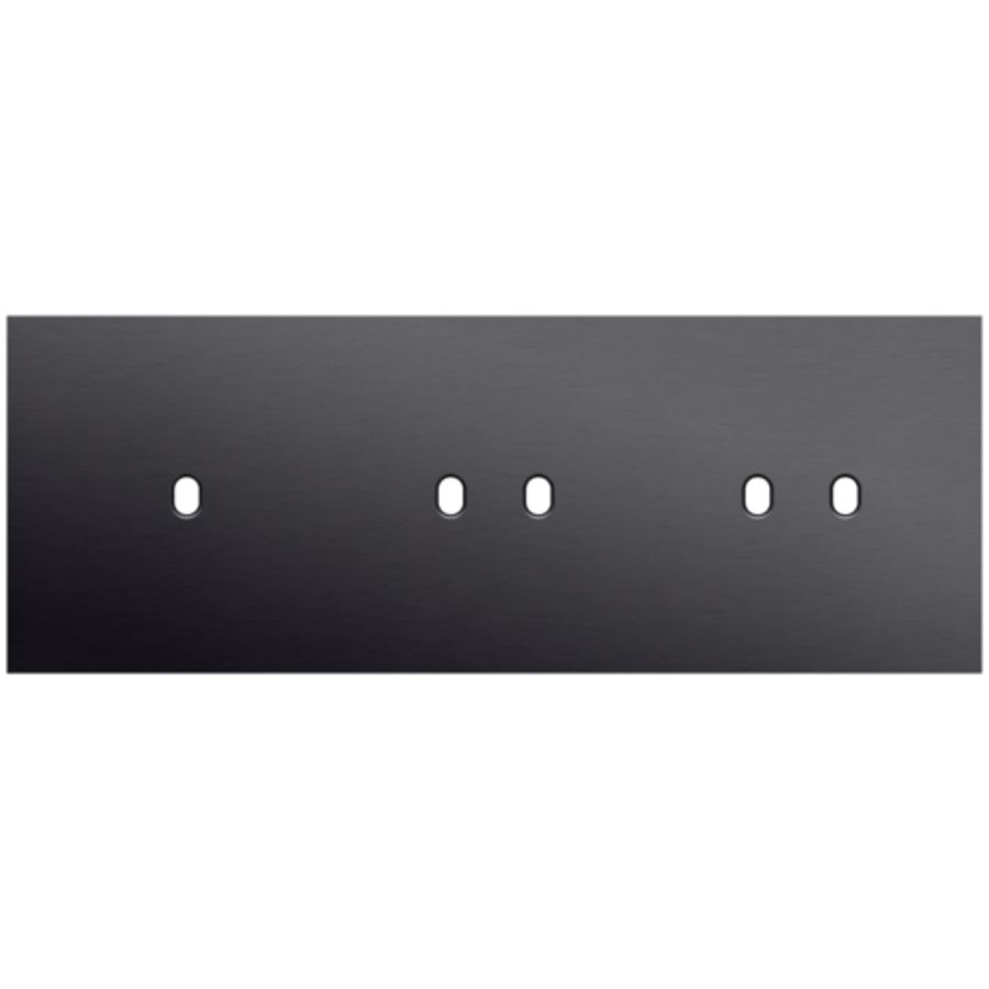 Afdekplaat 3-voud horiz. 71mm centerafst. 224-57703
