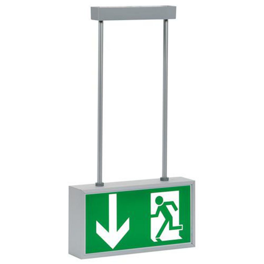 Noodverlichting pendel centraal CG-S vluchtroute aanduiding 32m