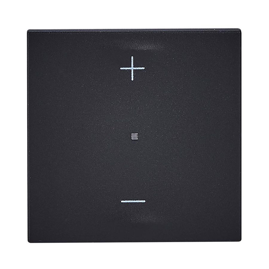 Dimmer 3-draads 0-150W 2 modulen zwart Mosaic