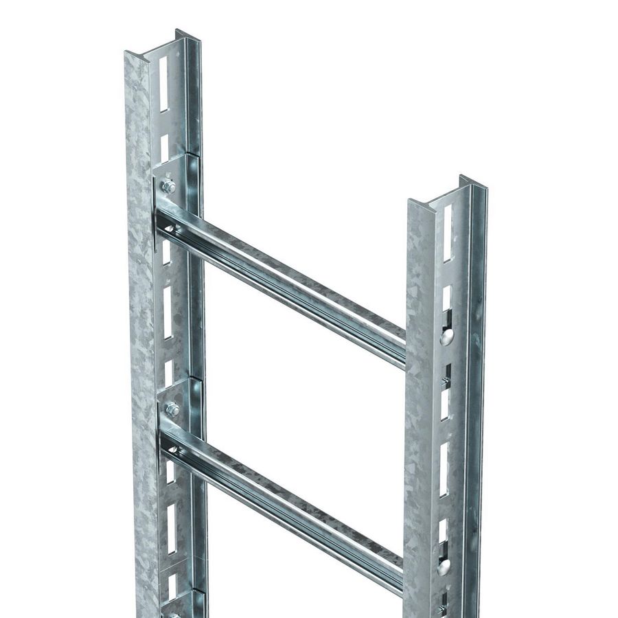 Lengte a 3m. Vert. ladder sportenaf. 300mm 500mm 6010113