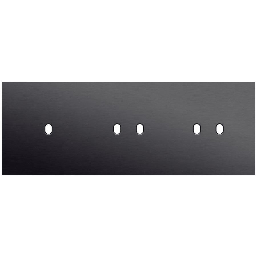 Afdekplaat 3-voud horiz. 71mm centerafst. 224-57703