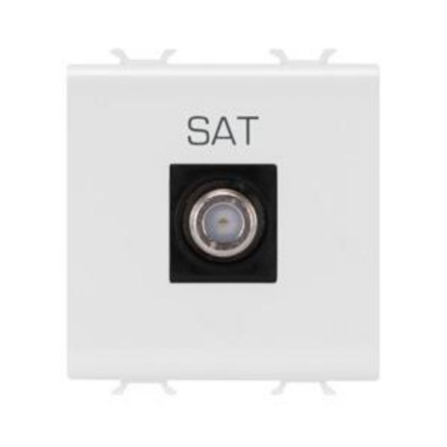 COAXIAL TV SOCKET-OUTLET, CLASS A SHIELDING-FEMALE F CONNE