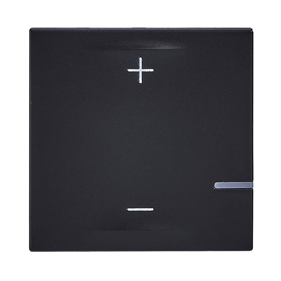 Dimmer 2-draads 3-125W 2 modulen zwart Mosaic