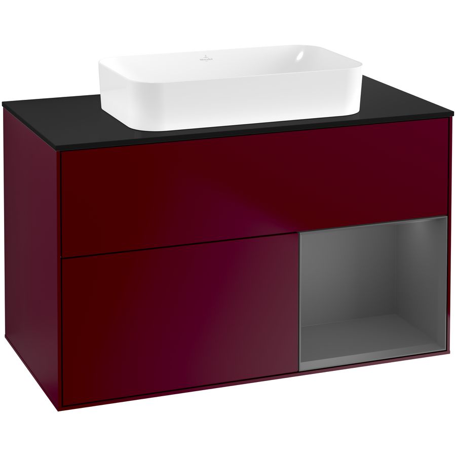 Wastafelonderkast Finion 1000x603x501mm Peony Matt Lacquer G662GKHB