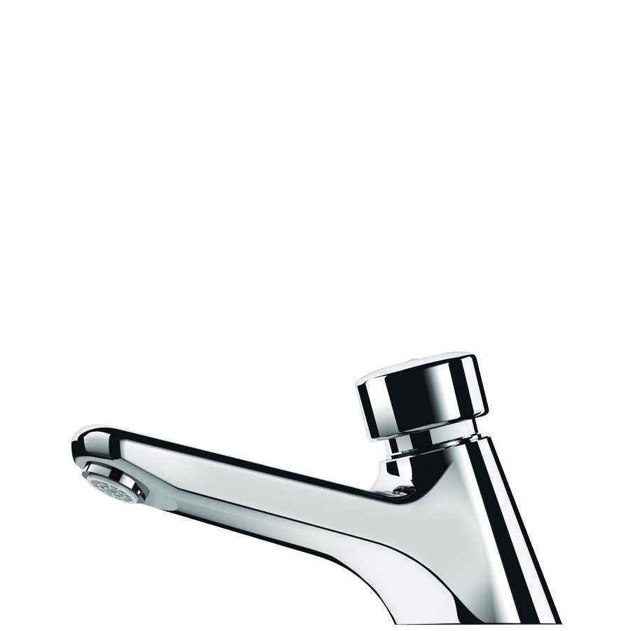 Wastafel M1/2" kraan 7sec verstevigde bevestiging