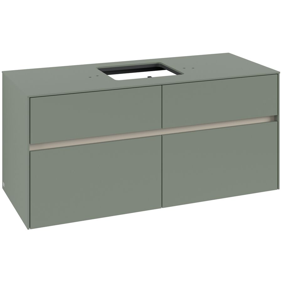 Wastafelonderkast Collaro 1200x548x500mm Soft Green C12800AF