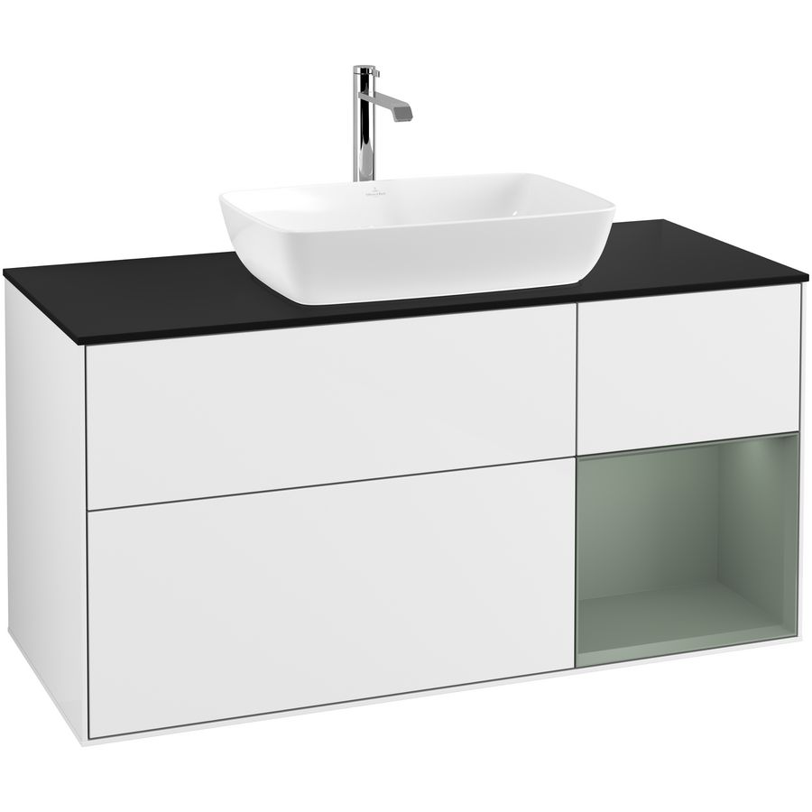 Wastafelonderkast Finion 1200x603x501mm G.White.L G832GMGF