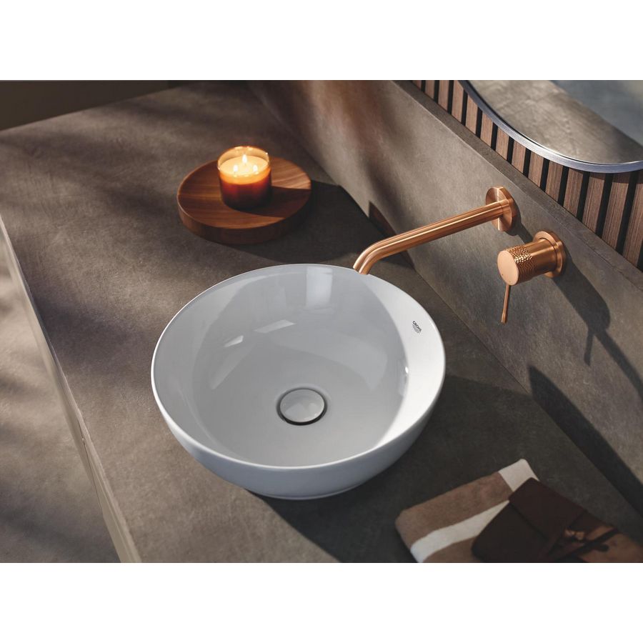 Afbouwdeel Essence L-size 2-gats wandmengkraan 1-hendel 230mm warm sunset geborsteld (mat bronskleurig) (prof)