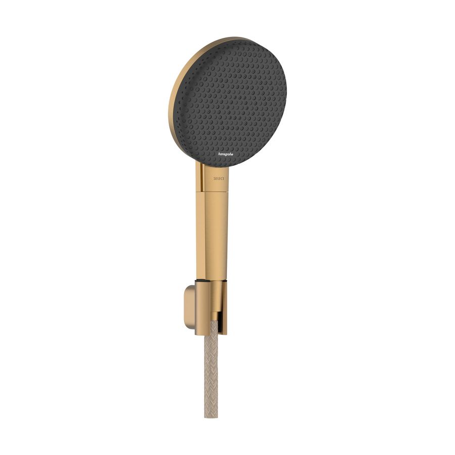 Handdouche Raindance Alive Select S 125 3 straalsoorten slang 160cm Brushed Bronze