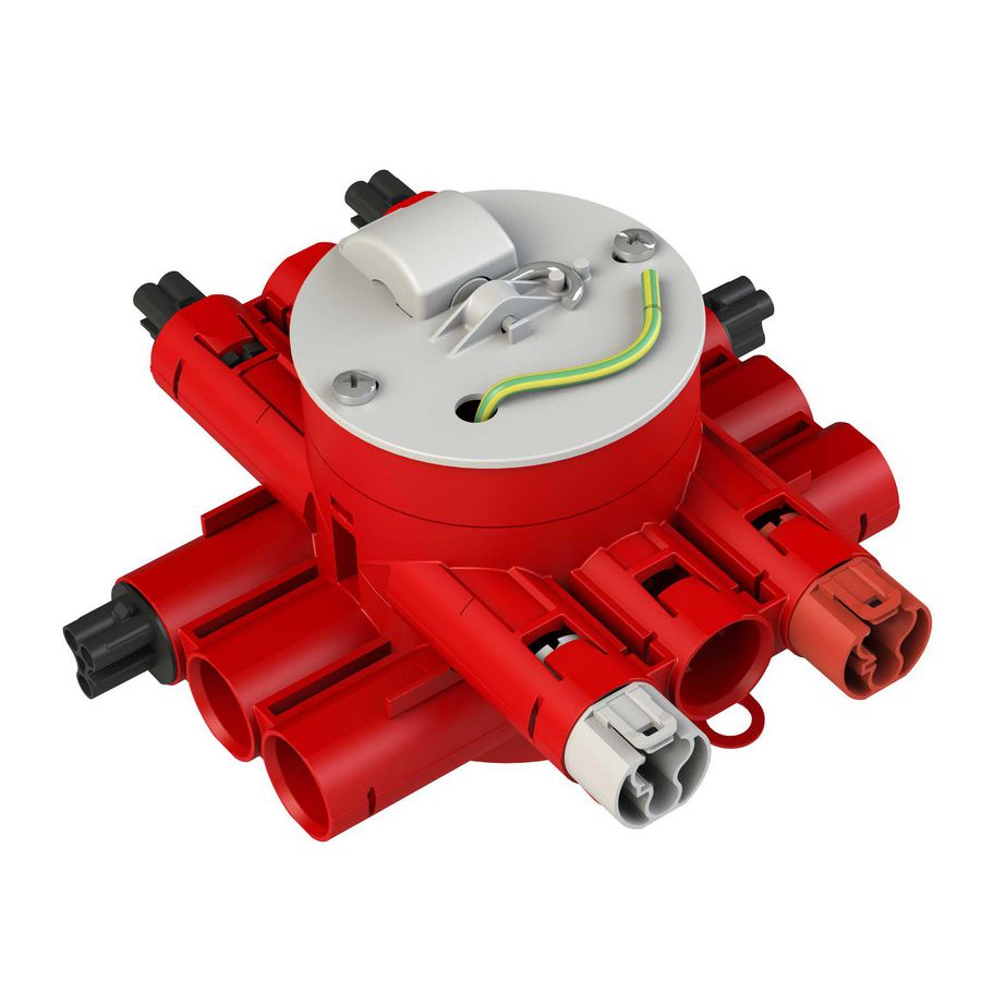 Stekerbare centraaldoos CW75-G4-brandwerend