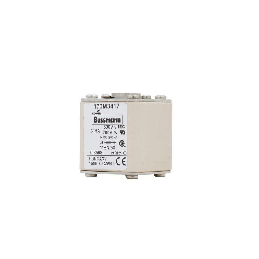 Zekering hoge snelheid 315A AC 690V compact 1 45x59x51 VVE=6