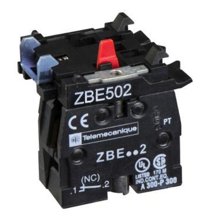 single contact block for head 22 1NC screw clamp terminal