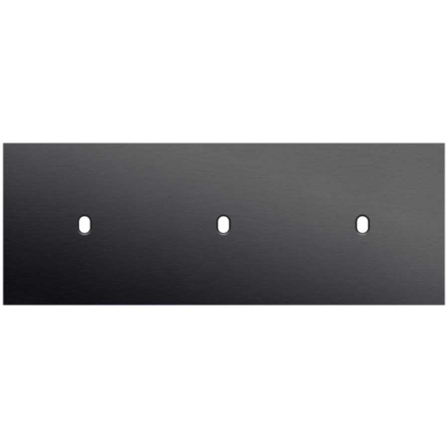 Afdekplaat 3-voud horiz. 71mm centerafst. 224-57701