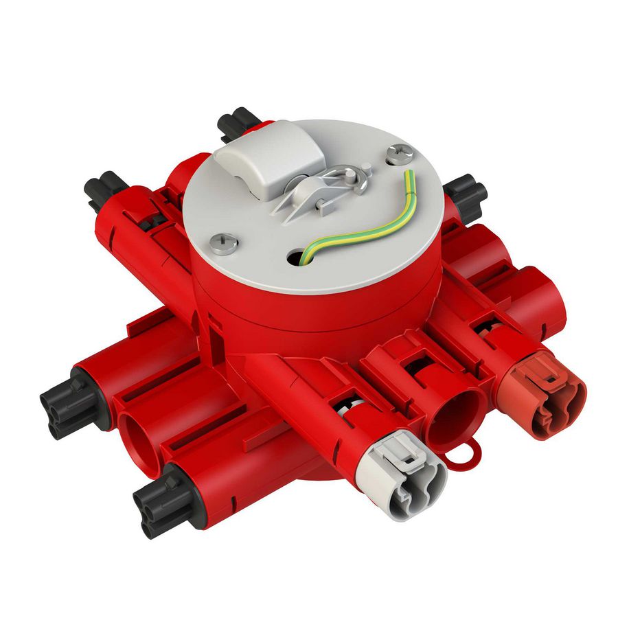 Stekerbare centraaldoos CW75-G5-brandwerend