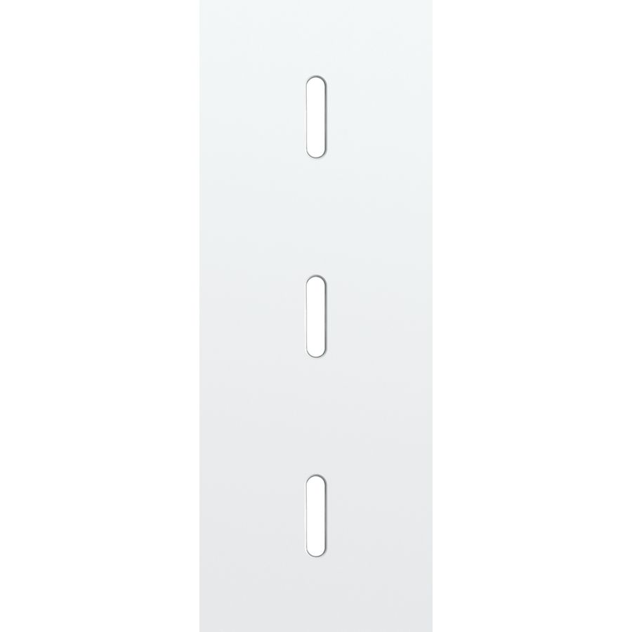 Drievoudige afdekpl. verticaal 71mm centerafstand drie enkel