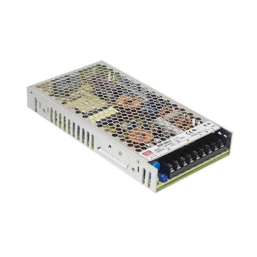 AC-DC gesloten PSU Low Profile 200W 48V