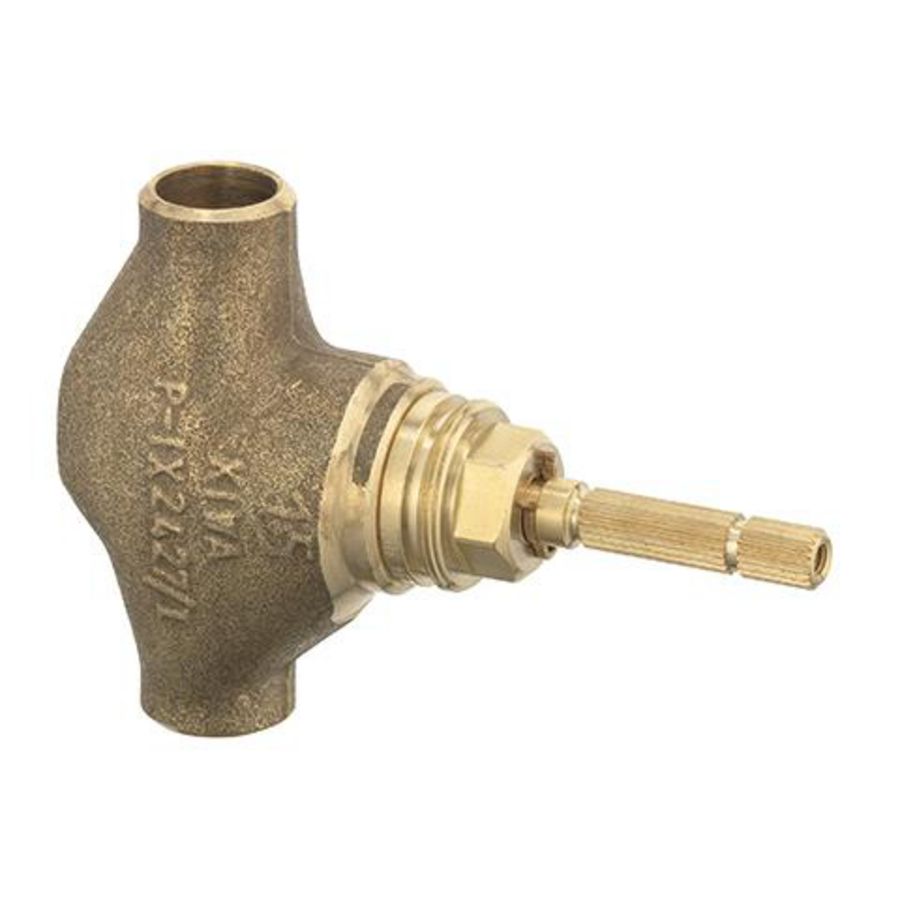 Inbouwstopkraan 22mm