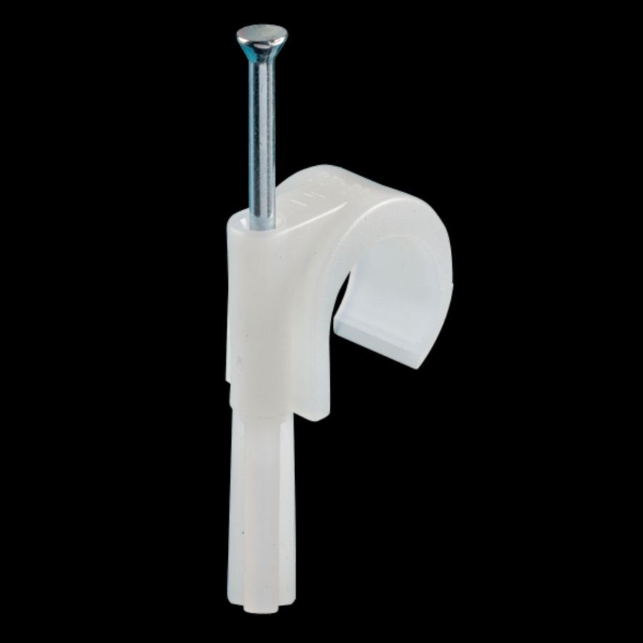 Spijkerbare plugclip hal.vrij 16/19mm boorgat 6mm VVE=200