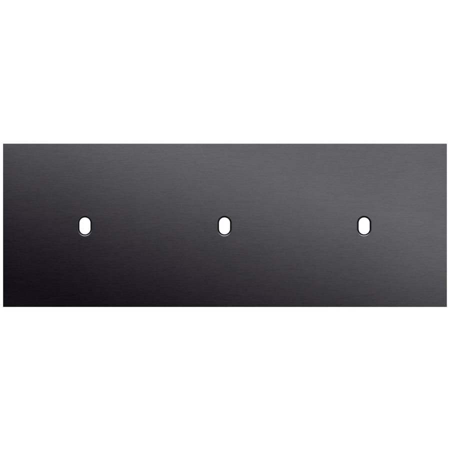Afdekplaat 3-voud horiz. 71mm centerafst. 224-57701