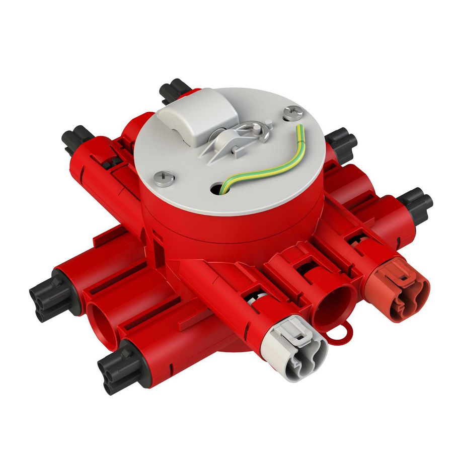 Stekerbare centraaldoos CW75-G6-brandwerend