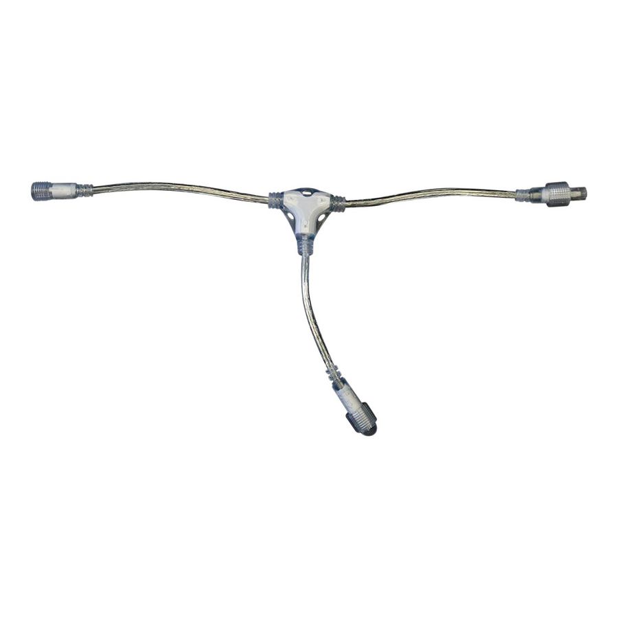 T-verdeler QuickFix QF 002-122 2voudig 36V traparant