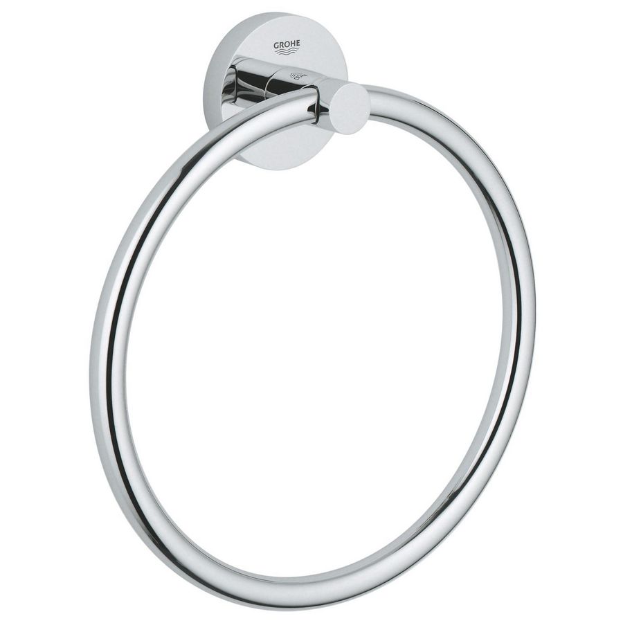 Essentials handdoekring chroom