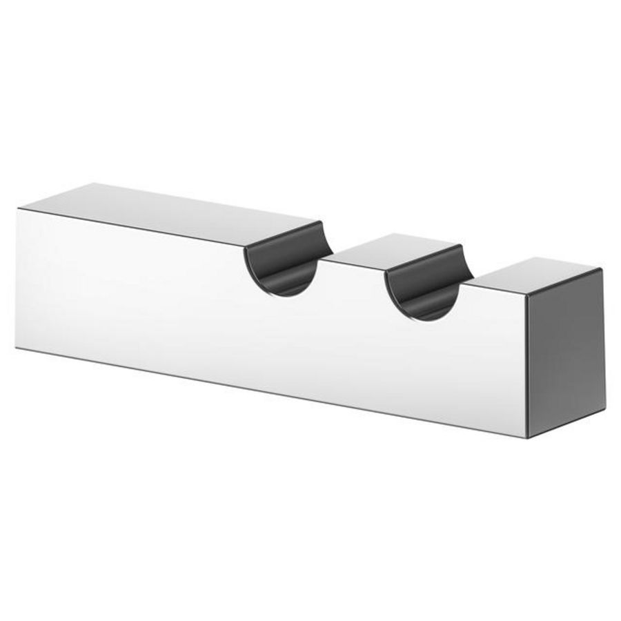 Handdoekhaak dubbel verchrd 19115010000