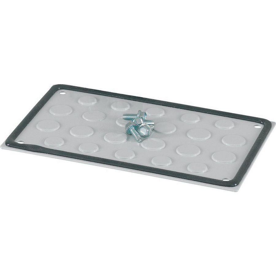 Flensplaat F3A IP66 metaal 12xM20+10xM16