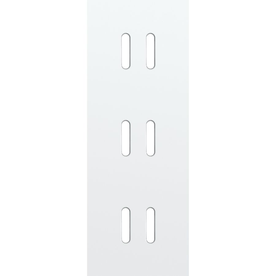Drievoudige afdekpl. verticaal 71mm centerafstand drie tweev