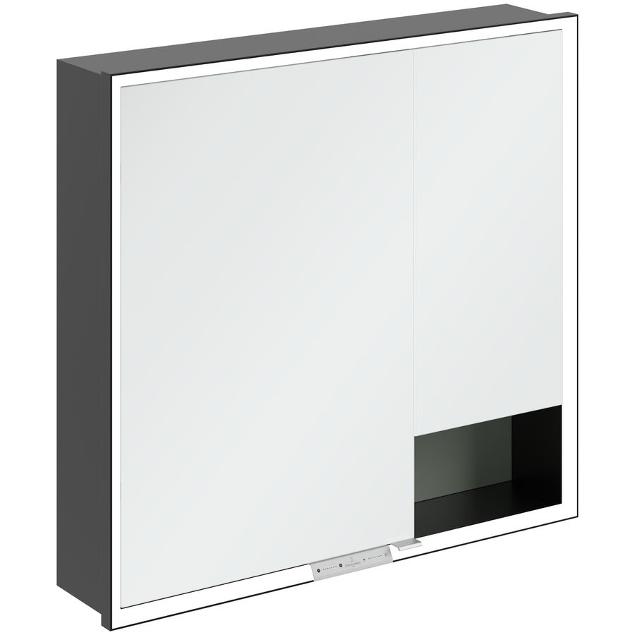 Inbouw-spiegelkast My View+ 800x750x168mm Soft Green