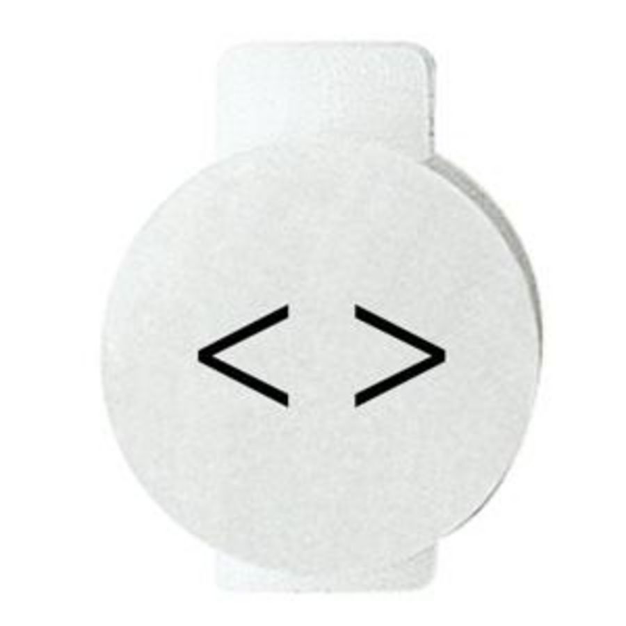 LENS+VERLICHT SYMBOOL BEDIENINGSAPPARATEN-PIJLTJE VVE=20