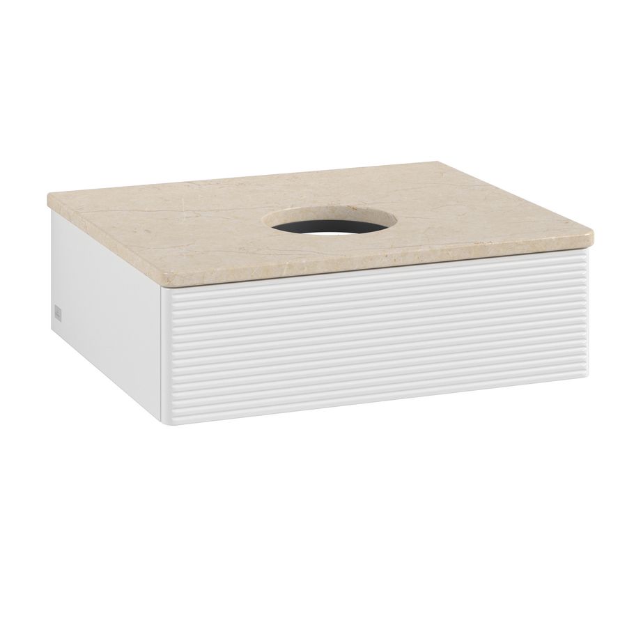 Wastafelonderkast Antao 600x190x500mm G.White.L K07113GF