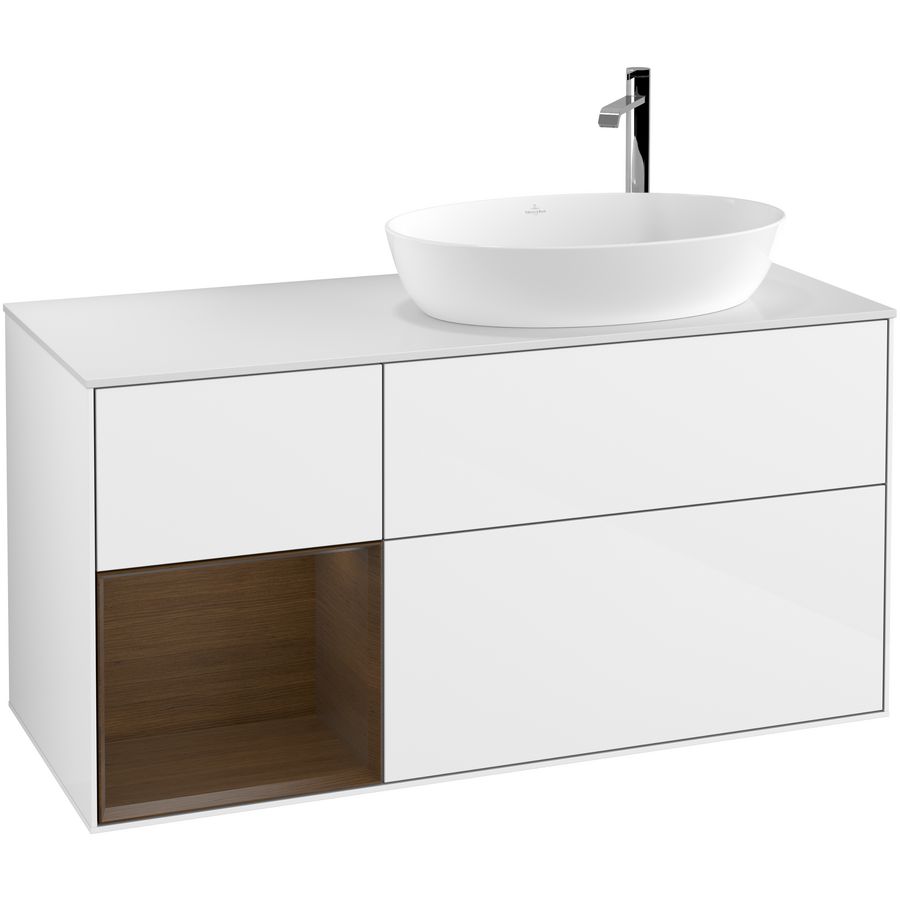 Wastafelonderkast Finion 1200x603x501mm G.White.L G921GNGF