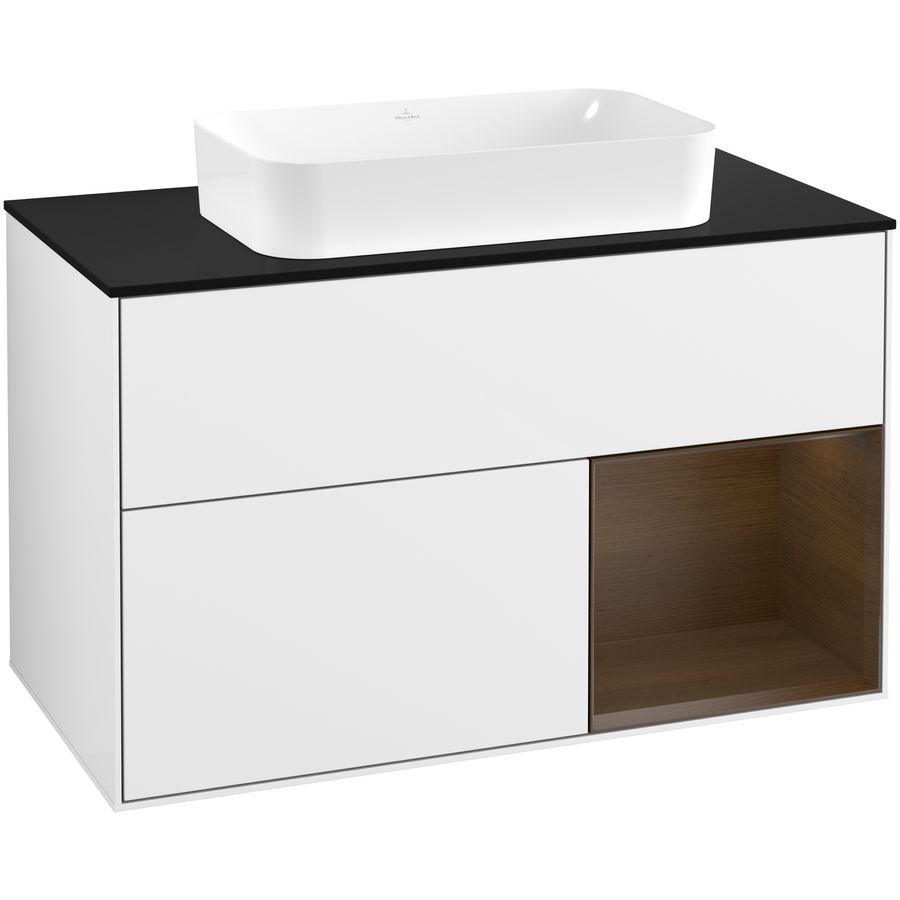Wastafelonderkast Finion 1000x603x501mm G.White.L F662GNGF