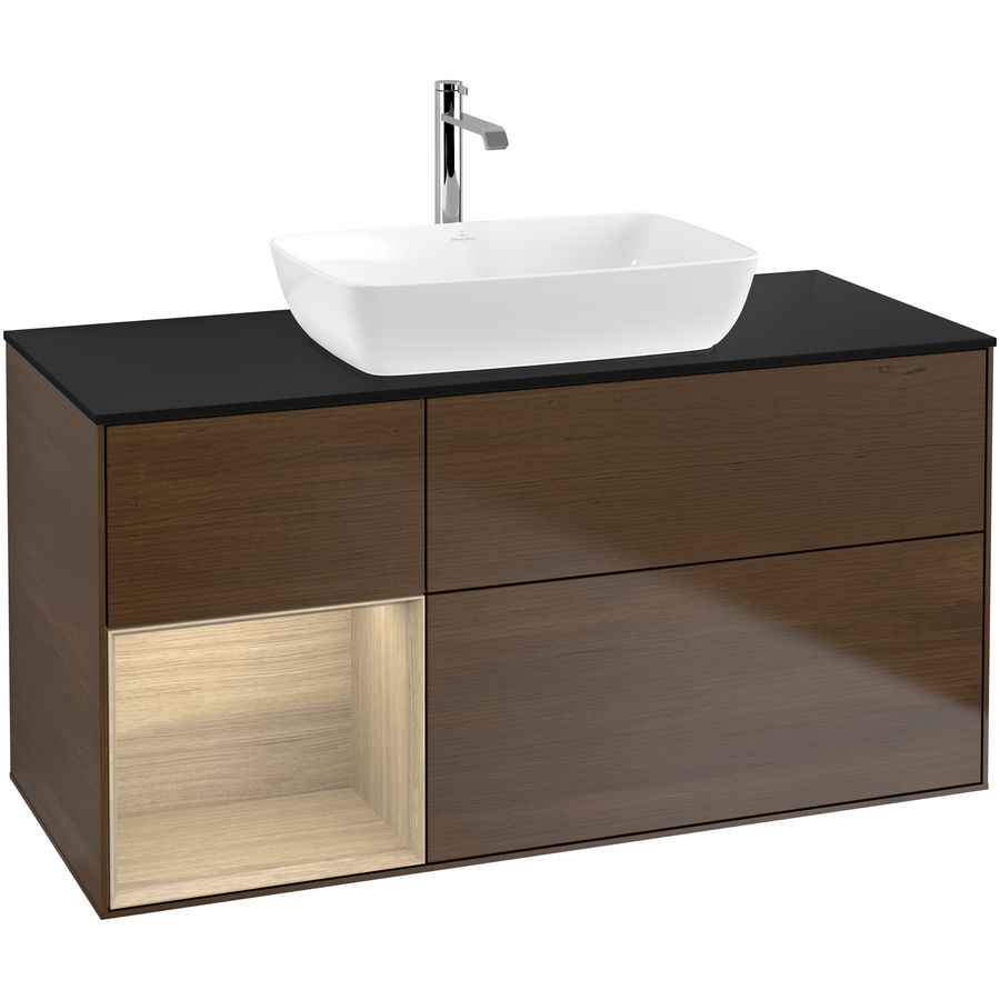 Wastafelonderkast Finion 1200x603x501mm W.Veneer G822PCGN