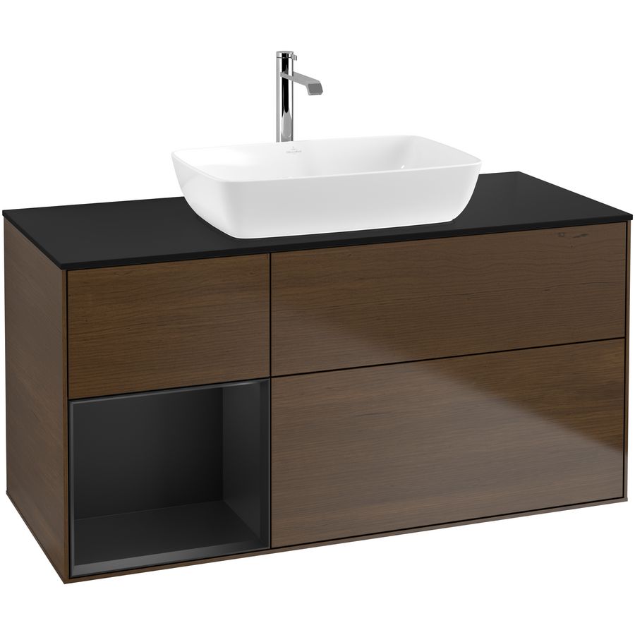 Wastafelonderkast Finion 1200x603x501mm W.Veneer G822PDGN