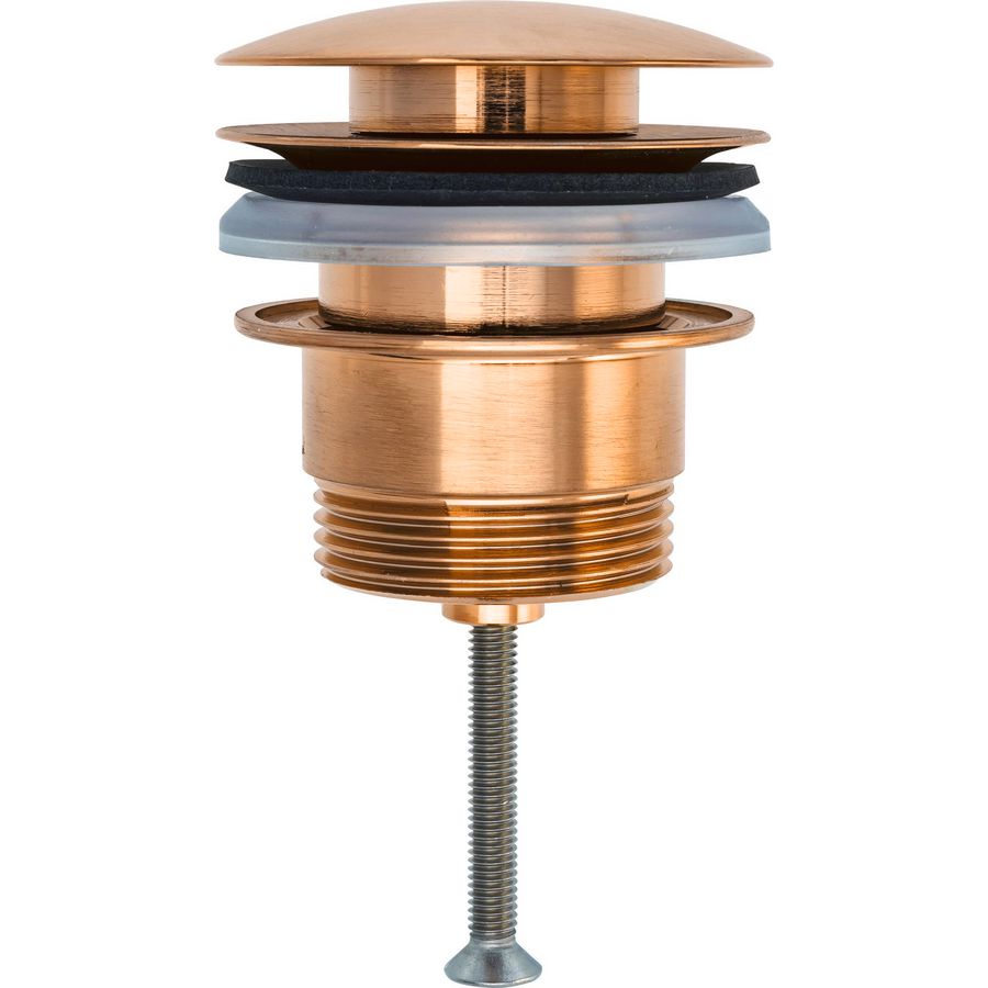 Push-openventiel Brons Geborsteld 63,5x63,5x95mm